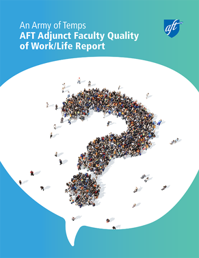 Adjunct faculty quality of work/life report cover